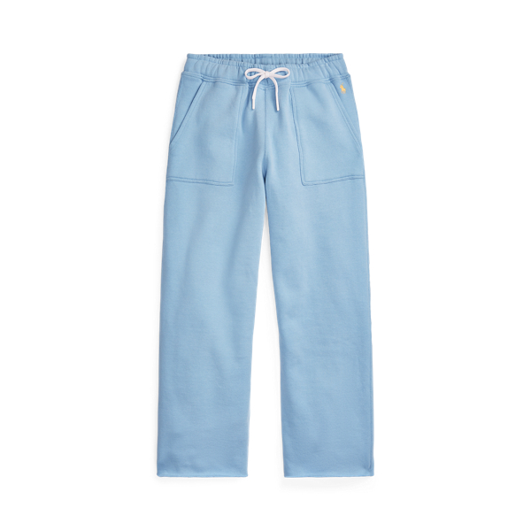 Pantalon survêtement ourlets coupés brut