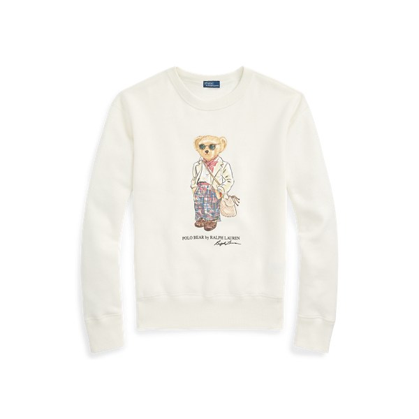 Polo Bear Fleece Crewneck Sweatshirt