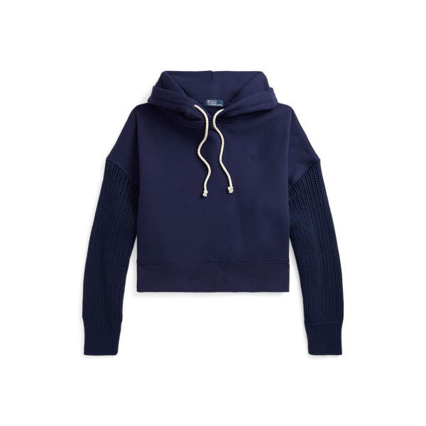 Sweat à capuche à manches façon pull