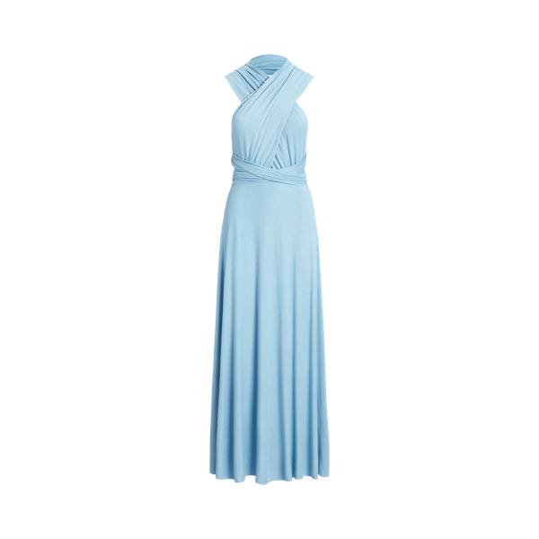Robe de cocktail cache-cœur en jersey