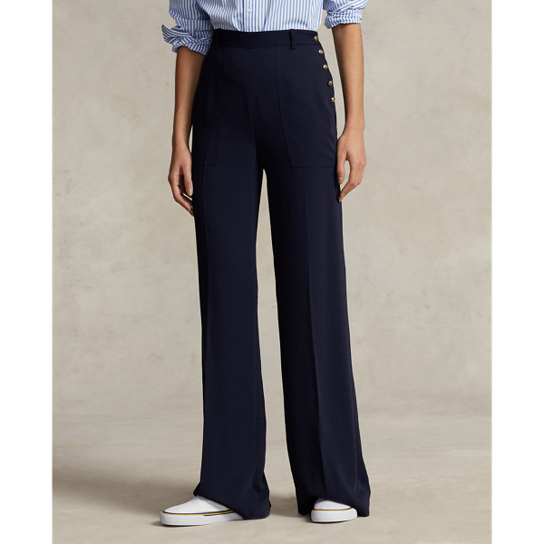 Total 121+ imagen wide leg pants ralph lauren