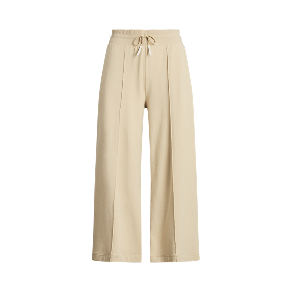 Pantalonas largas em tecido polar
