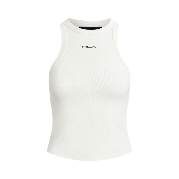 Top em forma de T às riscas