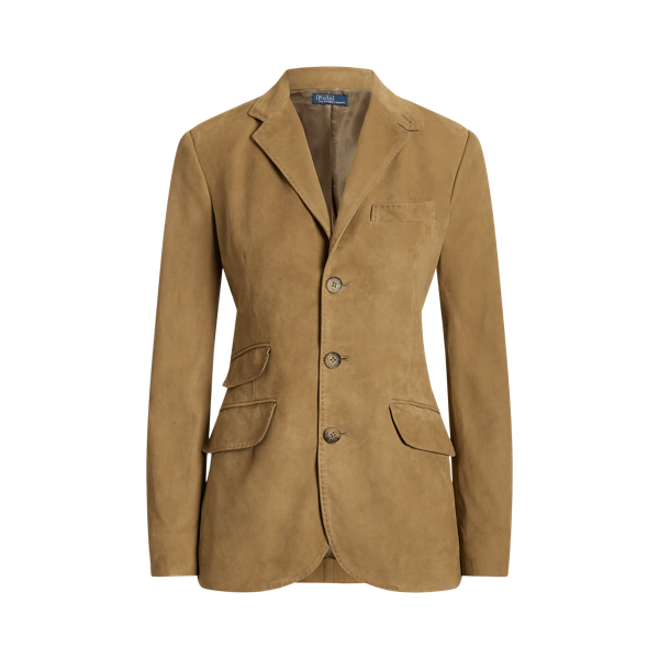 Blazer d'équitation en agneau velours