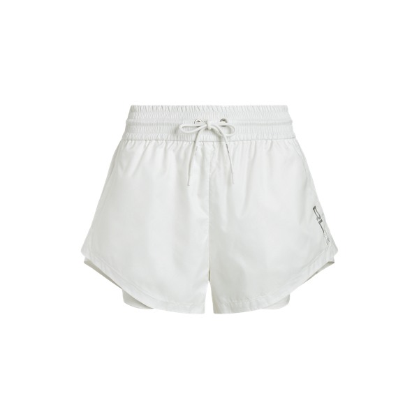 Layered Ripstop-Jersey Drawstring Short