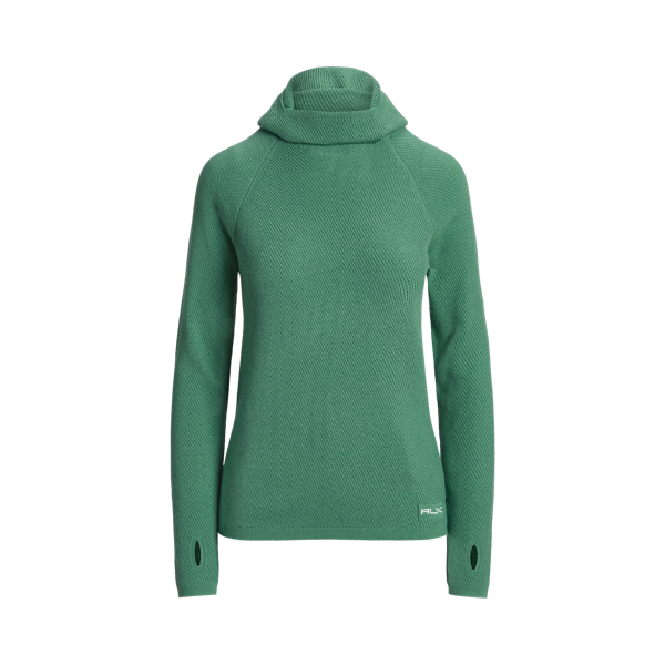 Camisola Snood com fecho em lã merino