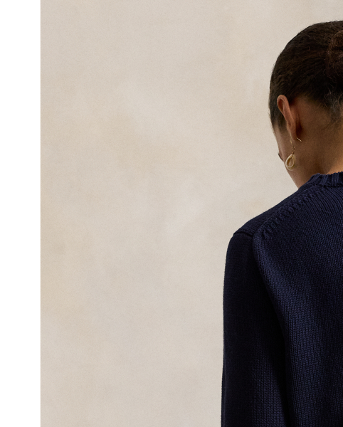 Made in the USA, The Iconic American Flag Jumper from Polo  Ralph Lauren Lauren embodies Mr Lauren's long-standing love of American style. This version is crafted with roving cotton for a textured surface and features an intarsia-knit flag motif with 13 embroidered stars.