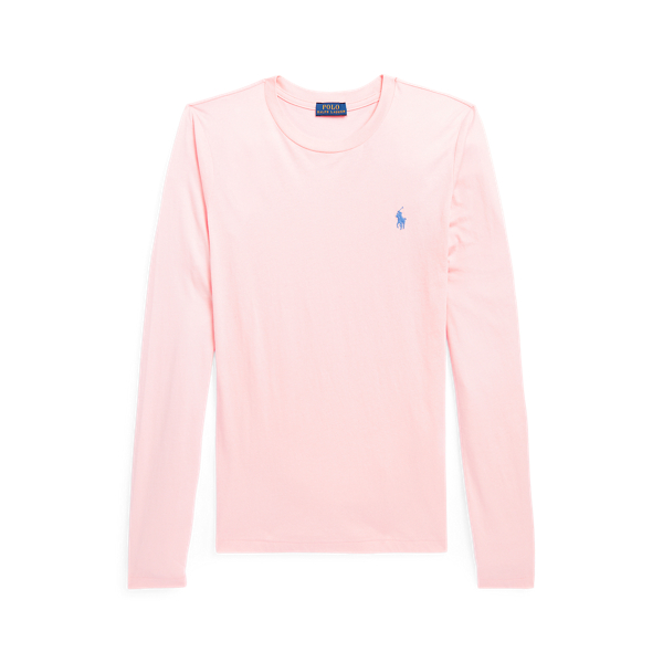 T-shirt col rond manches longues jersey pour Women | Ralph Lauren® FR
