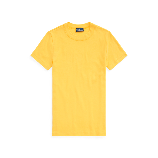 T-shirt en coton côtelé