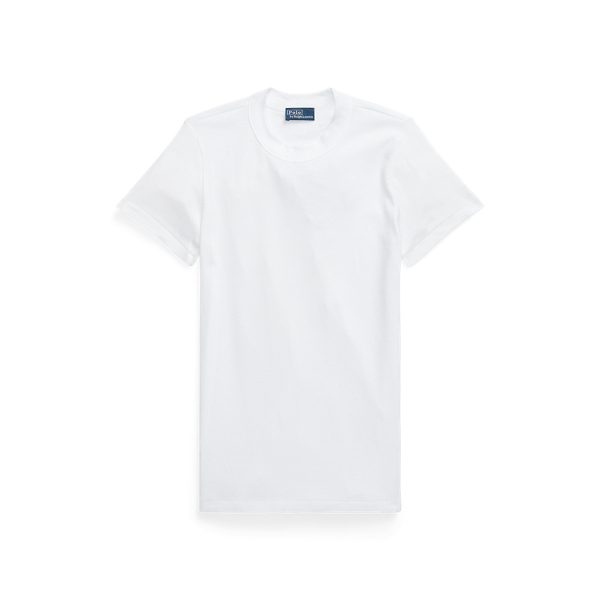 T-shirt en coton côtelé