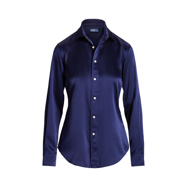 Relaxed Fit Silk Shirt for Women | Ralph Lauren® BR