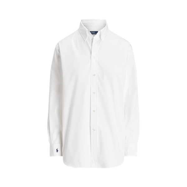 Camisa de algodão com corte descontraído