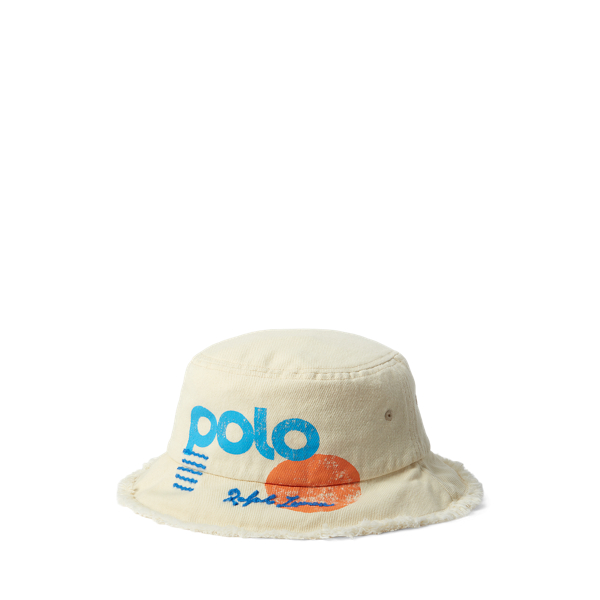 Bob logo et motif soleil et vagues coton