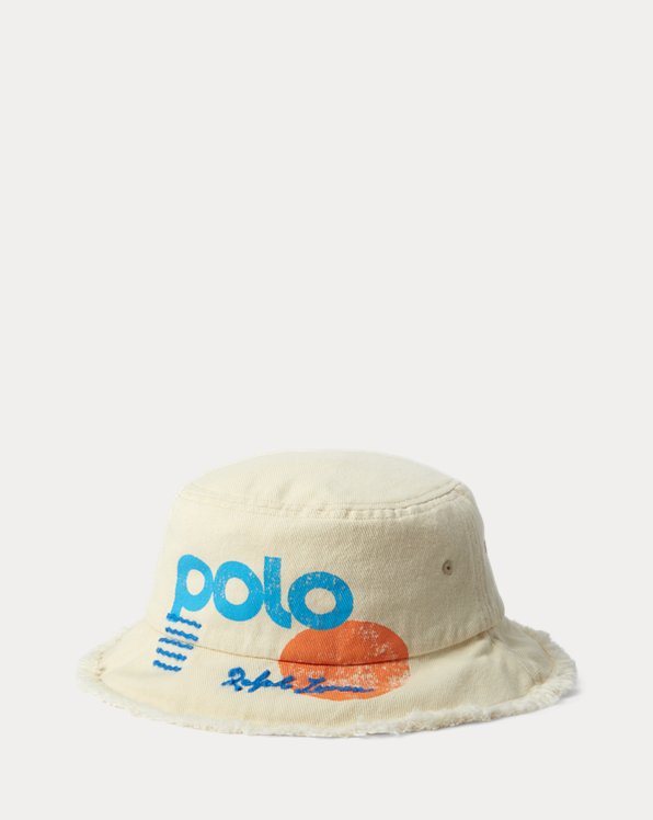 Logo Sun &amp; Waves Cotton Bucket Hat