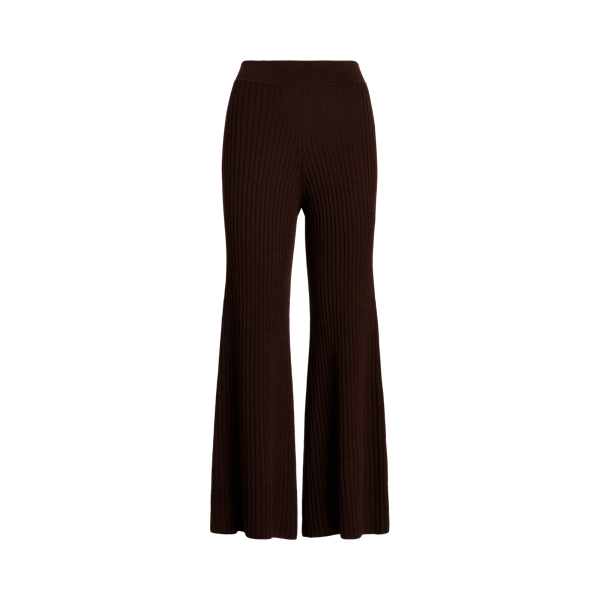 Merino Wool Wide-Leg Jumper Trouser