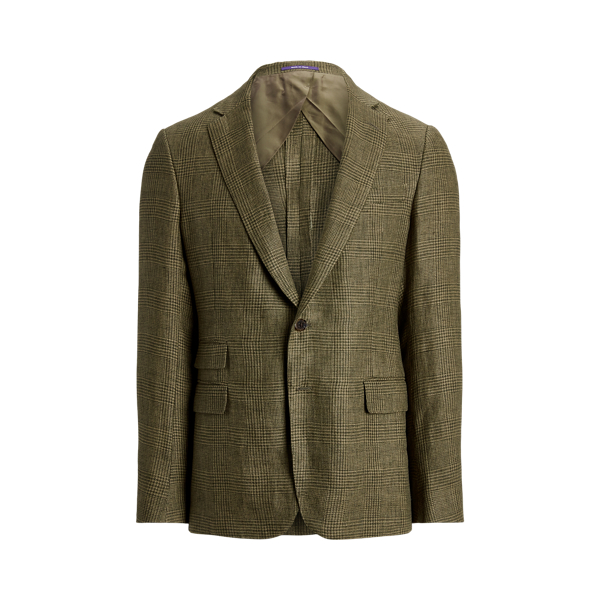 Kent Glen Plaid Linen Suit Jacket for Men Ralph Lauren® UK