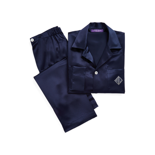 Monogram Silk Pyjama Set for Men | Ralph Lauren® UK