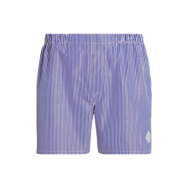 Geweven katoenen boxershort met monogram