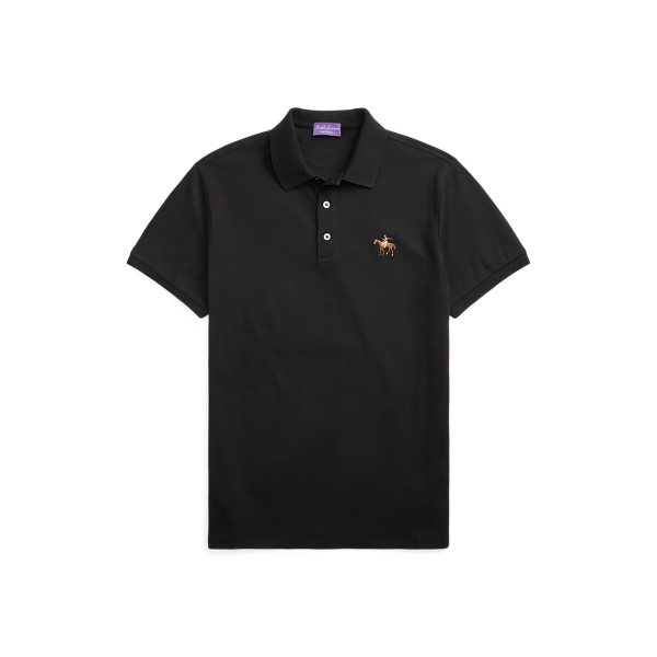 Camisa Polo em piqué Custom Slim Fit