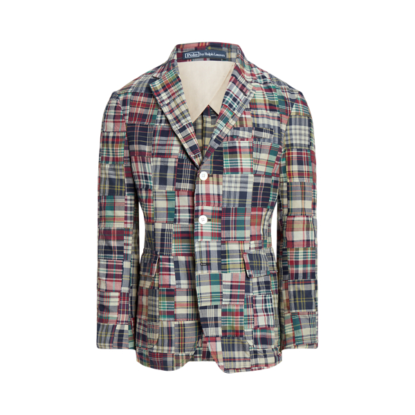 Polo Soft Patchwork Madras Sport Coat