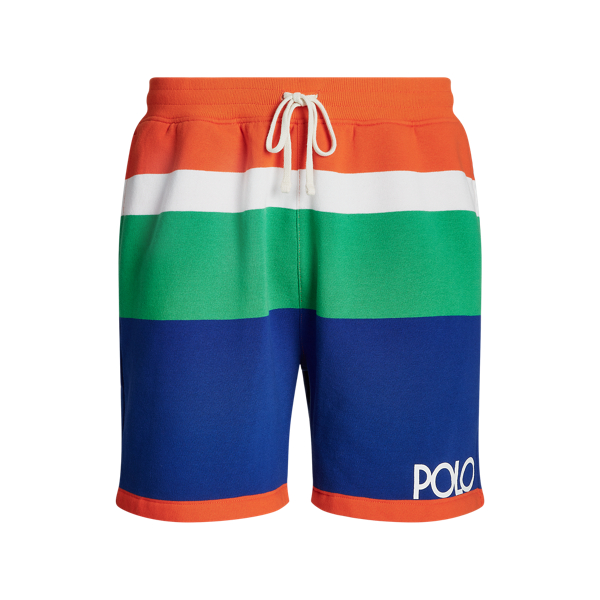 15.2 cm Logo Striped Fleece Short
