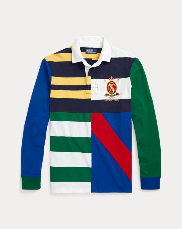 Chemise de rugby à patchwork en jersey