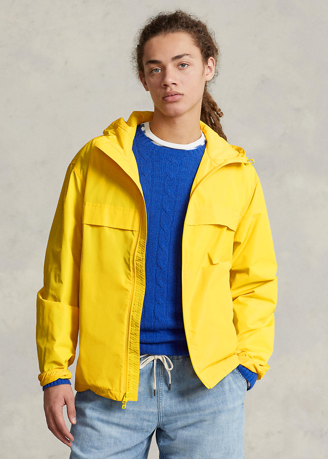 Water-Repellent Hooded Jacket for Men | Ralph Lauren® UK
