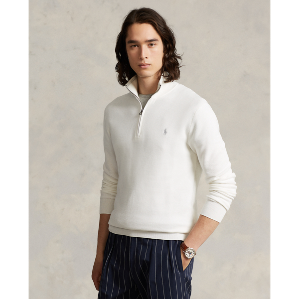 Men's White Sweaters, Cardigans, & Pullovers | Ralph Lauren