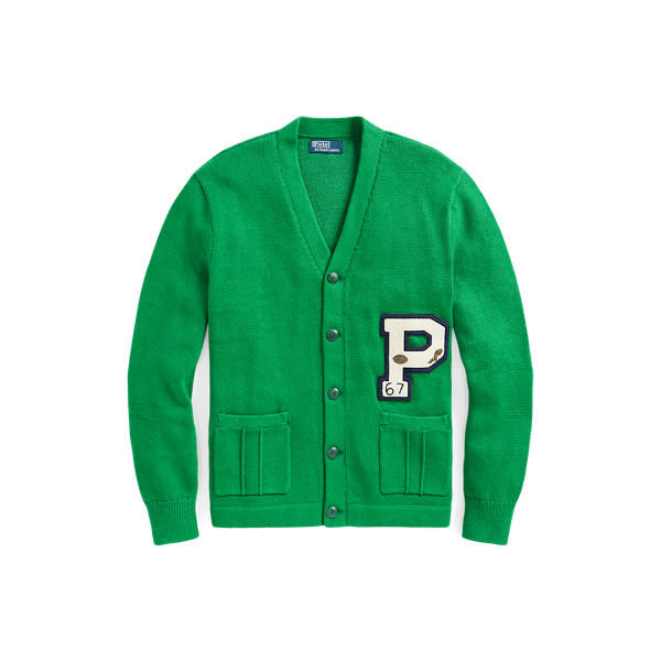 Cardigan universitaire en coton