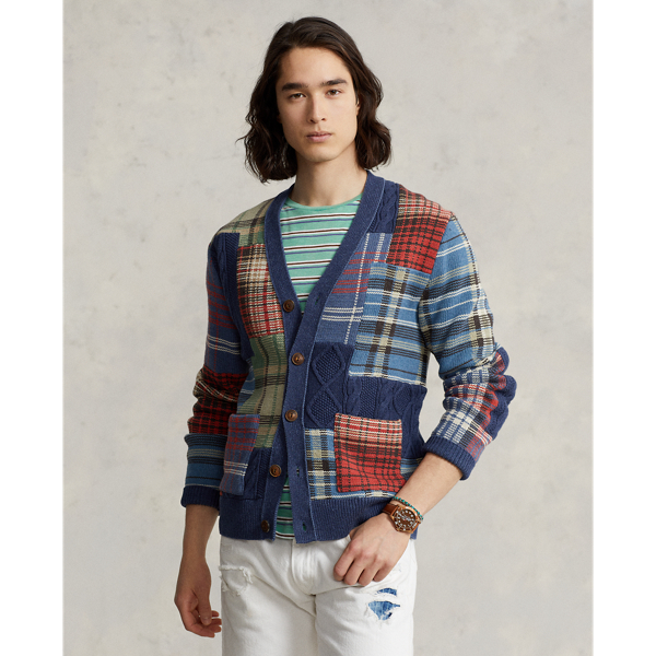 ralphlauren.co.uk | Patchwork Cotton Cardigan