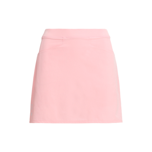 Back-Pleated Stretch Skort