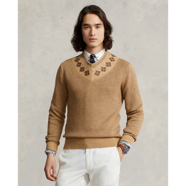 Men's Tan Sweaters, Cardigans, & Pullovers | Ralph Lauren