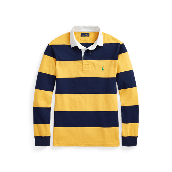 Camisa de rugby Classic-Fit às riscas