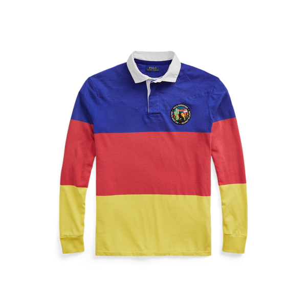 Classic Fit Colour-Blocked Jersey Rugby