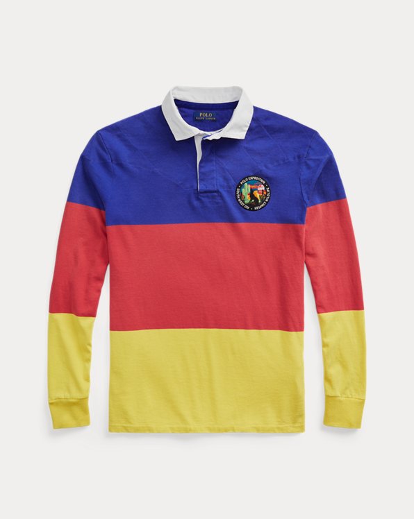 Chemise de rugby en jersey color-block
