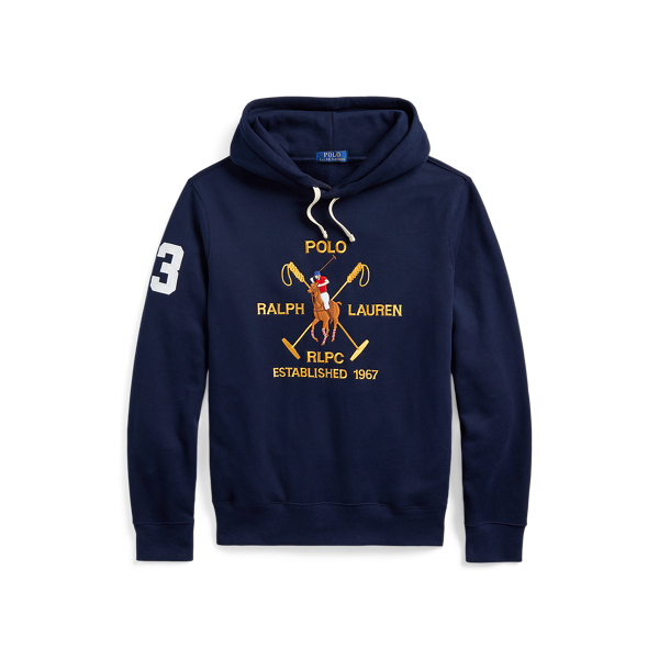 Sweat capuche écusson Big Polo molleton