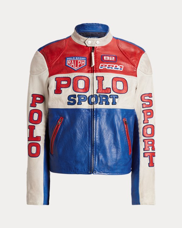 Polo Sport Leather Cafe Racer Jacket