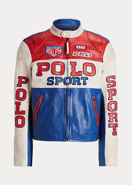 ralphlauren.co.uk | Polo Sport Leather Cafe Racer Jacket