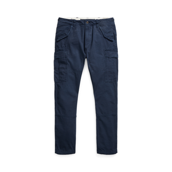 Slim Fit Canvas Cargo Pants
