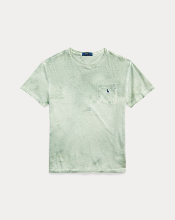 T-Shirt bolso Classic Fit algodão-linho