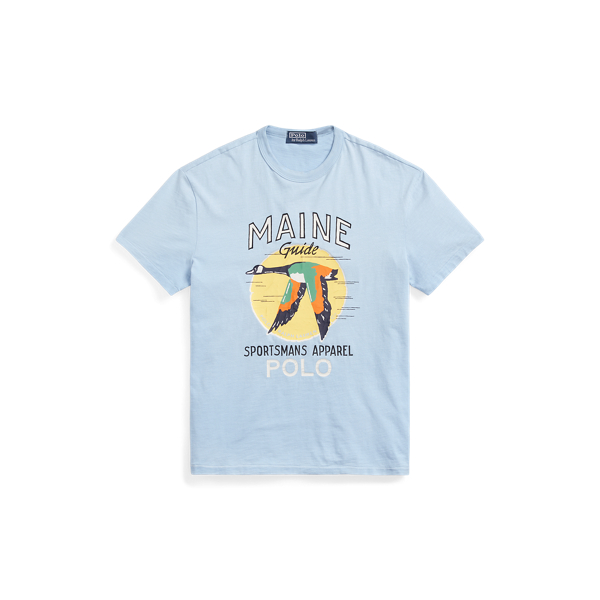 T-shirt de malha com gráfico Classic Fit