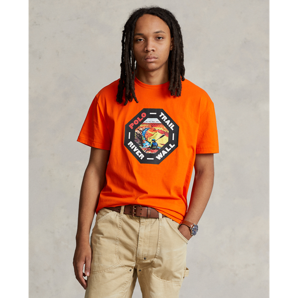 Classic Fit Jersey Graphic T-Shirt