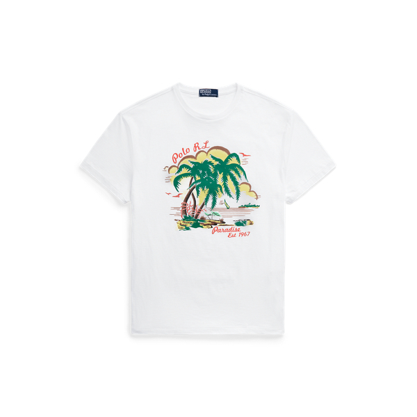 T-shirt de malha com gráfico Classic Fit