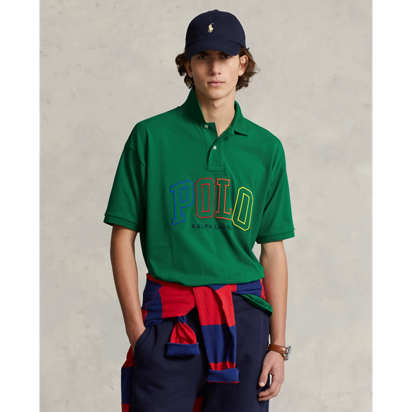 Big Fit Logo Mesh Polo Shirt | Ralph Lauren