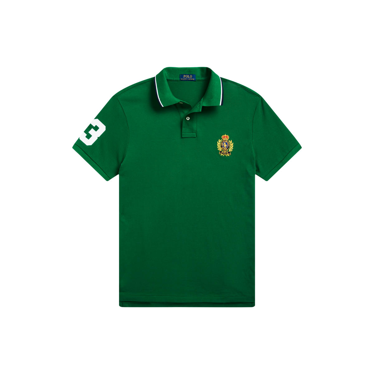 Classic Fit Polo Crest Mesh Polo Shirt