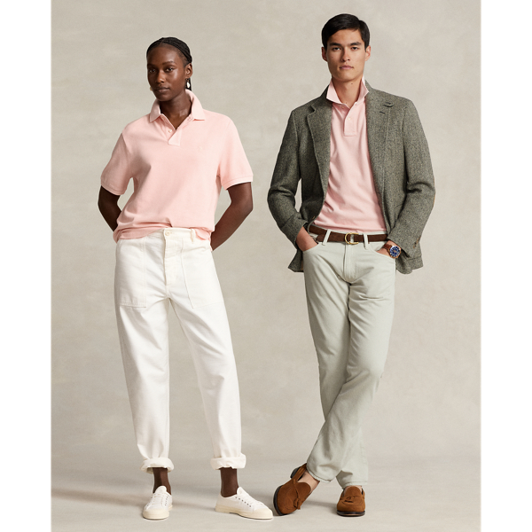 Hvor Underholde Bærecirkel Men's Pink Polo Shirts | Ralph Lauren
