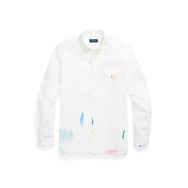 Classic Fit PaintSplatter Oxford Shirt for Men Ralph Lauren® GI