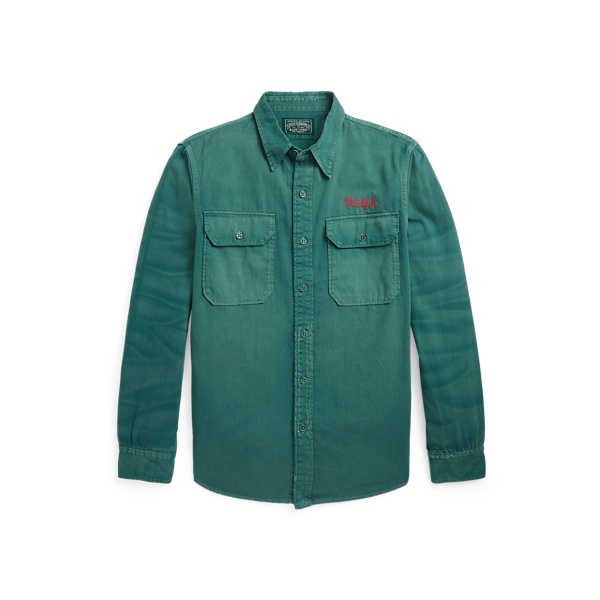 Camisa de trabalho Denim Classic-Fit