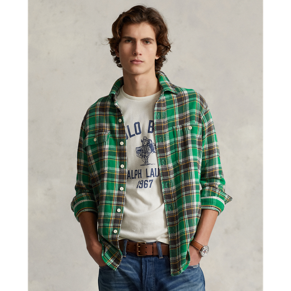 maximaliseren Eeuwigdurend Disciplinair Men's Flannel Casual Shirts & Button Down Shirts | Ralph Lauren