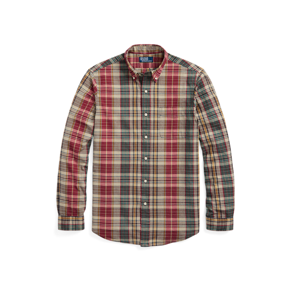 Camisa em xadrez Classic-Fit